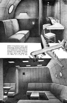 Convair Model 37 interiors
