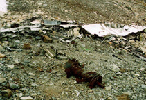 B-36 wreckage in British Columbia