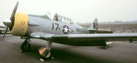 North Amercian SNJ-5 Texan, N1038A at Pt. Mugu NWC on October 27, 1985