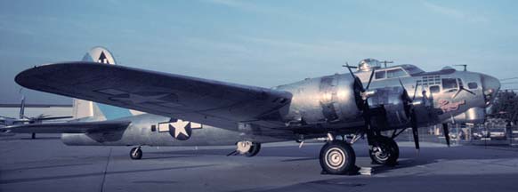 B-17G, N9323Z Sentimental Journey at Santa Barbara, CA on November 17, 1989