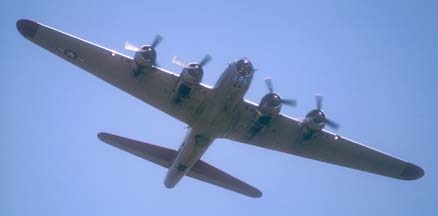 B-17G, N5017N Aluminum Overcast at Santa Barbara