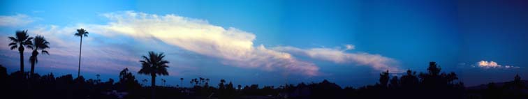 PAN020 Thunderheads over Phoenix 8.2"x44" $33.00