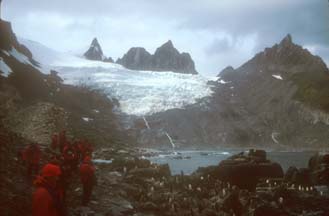 Glacier above Cape Lookout 