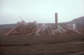 Whale Rendering Plant at Whalers Bay, Deception Island