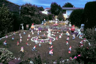 Gnome garden at Stanley