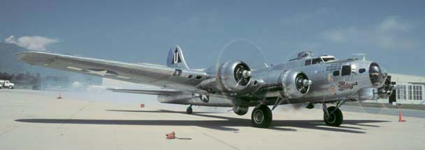 B-17G, N9323Z Sentimental Journey at Santa Barbara on May 22, 2001