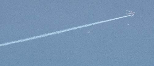 NASA Boeing NB-52B, 52-0008 launches X-38 V-131R over Rogers Dry Lake