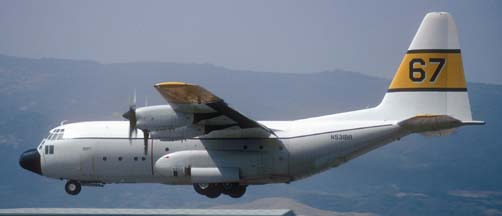 C-130A #67, N531BA at the Santa Barbara Airport, May 16, 2002