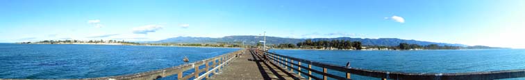 Goleta Pier panorama