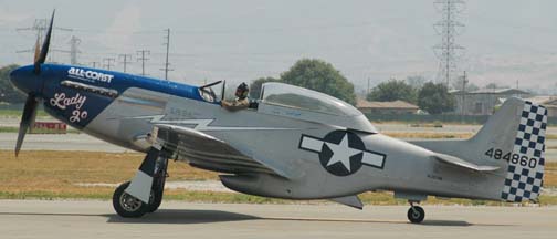 North American P-51D Mustang, NL327DB Lady Jo