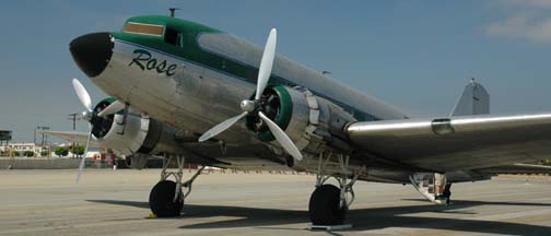 Dream Flight's DC-3, N101KC Rose