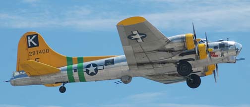 Boeing B-17G Flying Fortress Fuddy Duddy at the Santa Barbara Airport