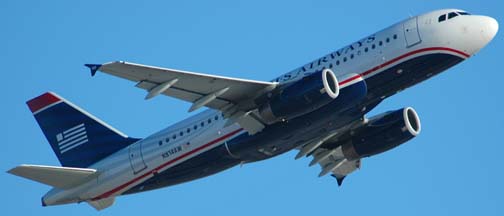 US Airways Airbus A319-132 N814AW, Phoenix Sky Harbor, April 13, 2006