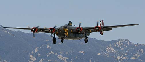 Consolidated B-24J Liberator Witchcraft at the Santa Barbara Airport, May 7, 2007