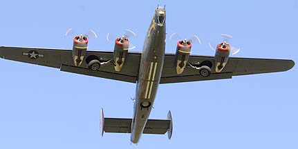 Consolidated B-24J Liberator Witchcraft at the Santa Barbara Airport, May 8, 2007