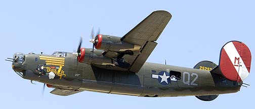 Consolidated B-24J Liberator Witchcraft at the Santa Barbara Airport, May 9, 2007