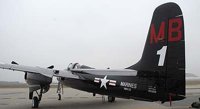 Grumman F7F-3N Tigercat night fighter, N805MB Big Bossman