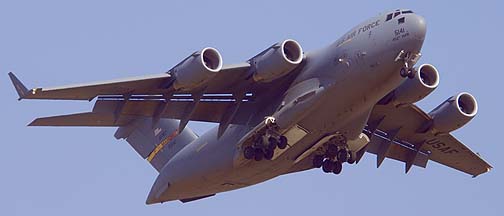 Boeing-McDonnell-Douglas C-17A Lot XXVII Globemaster III 05-5141 of the 452nd Air Mobility Wing