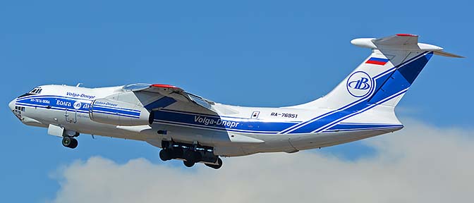 Volga-Dnepr Ilyushin Il-76TD-90 RA76951, Phoenix-Mesa Gateway Airport, August 27, 2017